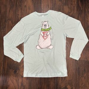 St Jude Children's Research Hospital Long Sleeve T-shirt Mint Green Women's M